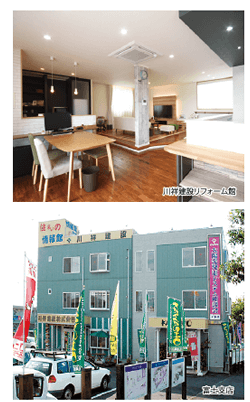 耐震技術認定者によるリフォーム・木造住宅耐震対応調査、ファイナンシャルプランナーによる住宅資金相談・買取相談土地活用、一級建設士による無料プランニングサービス、宅建建設取引主任者による最新不動産物件情報の公開